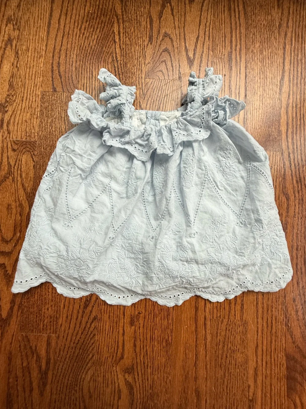 Miniclasix Eyelet Sundress and Bloomers 3 Months